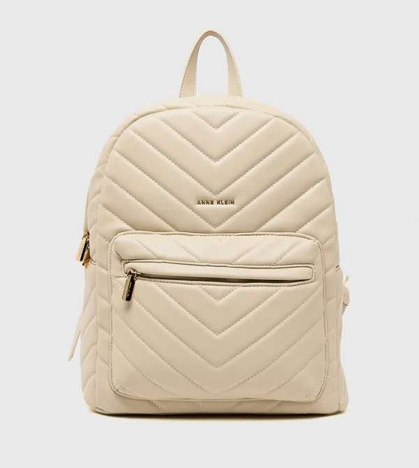 ANNE KLEIN Anne Klein Logo Detail Quilted Backpack